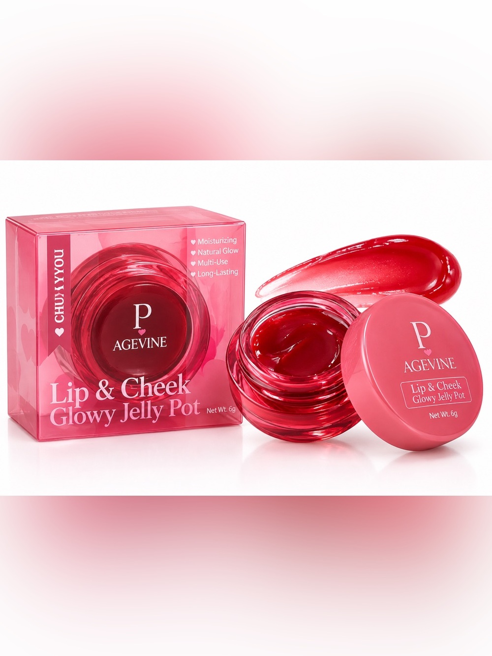 Pagevine Lip and Cheek Glowy Jelly Tint